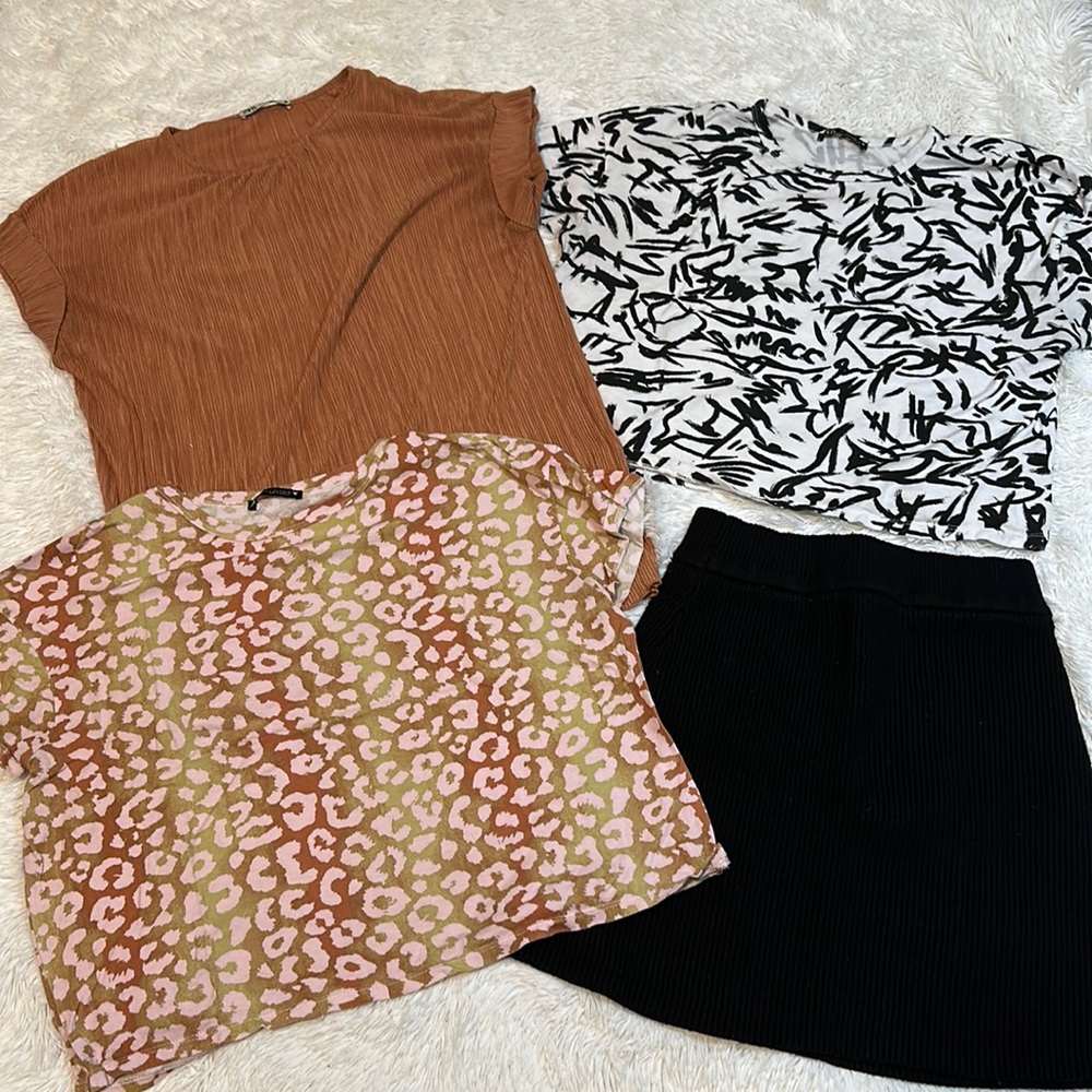 🎶BUNDLE🎶-4/$12 Zara Bundle- 4 Zara Women's Tops $12